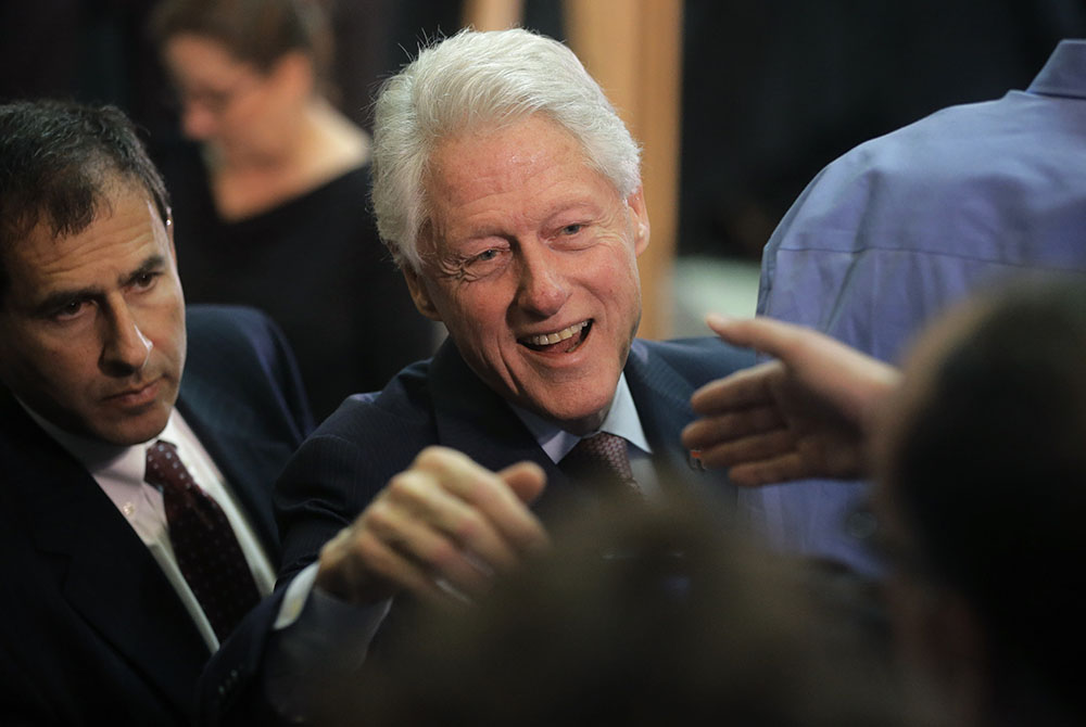 Bill Clinton has packed schedule in N.Y. Saturday