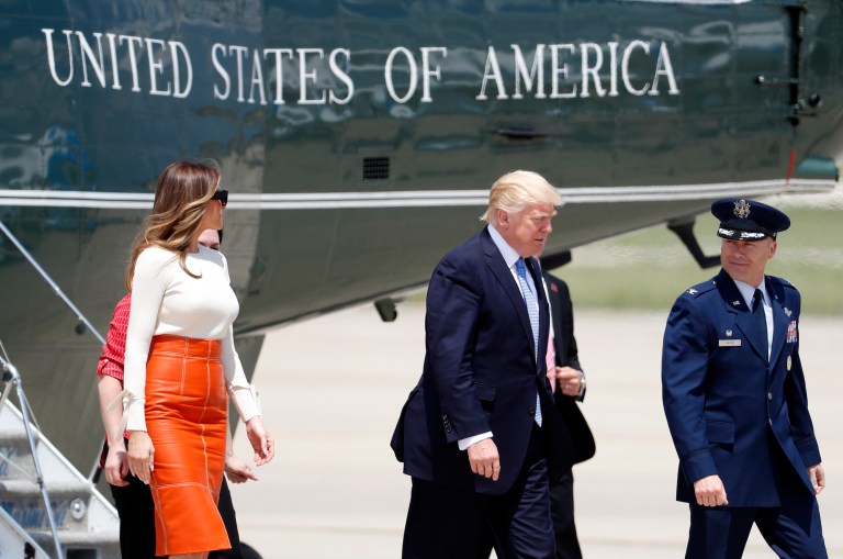 Middle East peace is one of Trump's loftier goals and an unscheduled visit to Iraq would benefit him greatly. (AP Photo/Alex Brandon)