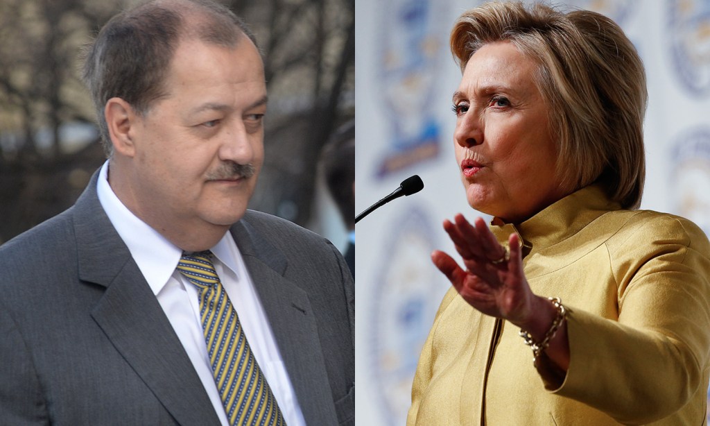 Clinton campaign blasts disgraced coal CEO who protested her in W.Va.