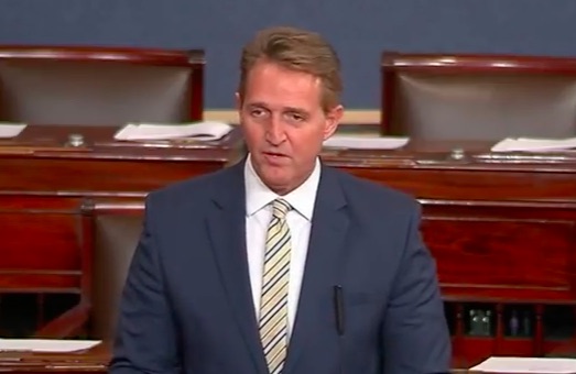 Flake Condemns Trump for ‘Shameful, Repulsive’ Attacks on Media