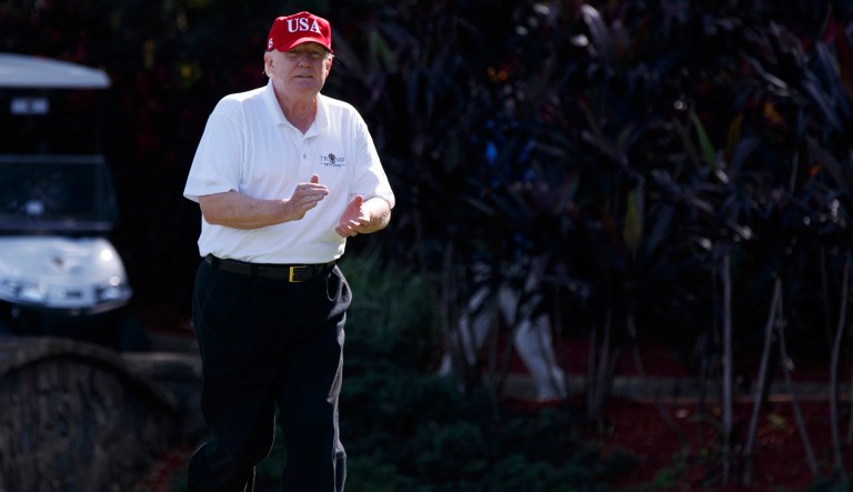 Fa Ladies Professional Golf Association star said President Trump cheats when playing golf. 