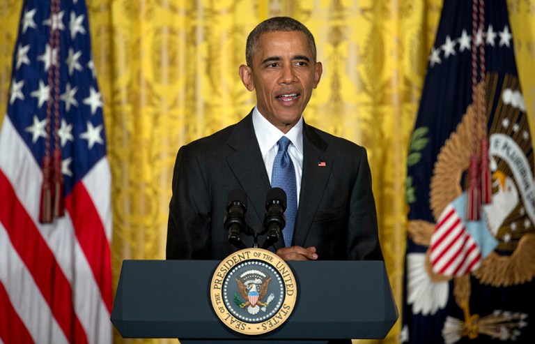 President Obama said he would sign executive orders -- which will affect 10,000 inmates -- to begin reforming the criminal justice system. (AP Photo/Carolyn Kaster)