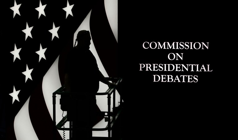 Donald Trump and Hillary Clinton will cover six topics during their third and final debate next week, the Commission on Presidential Debates announced on Wednesday. (AP Photo/John Locher)