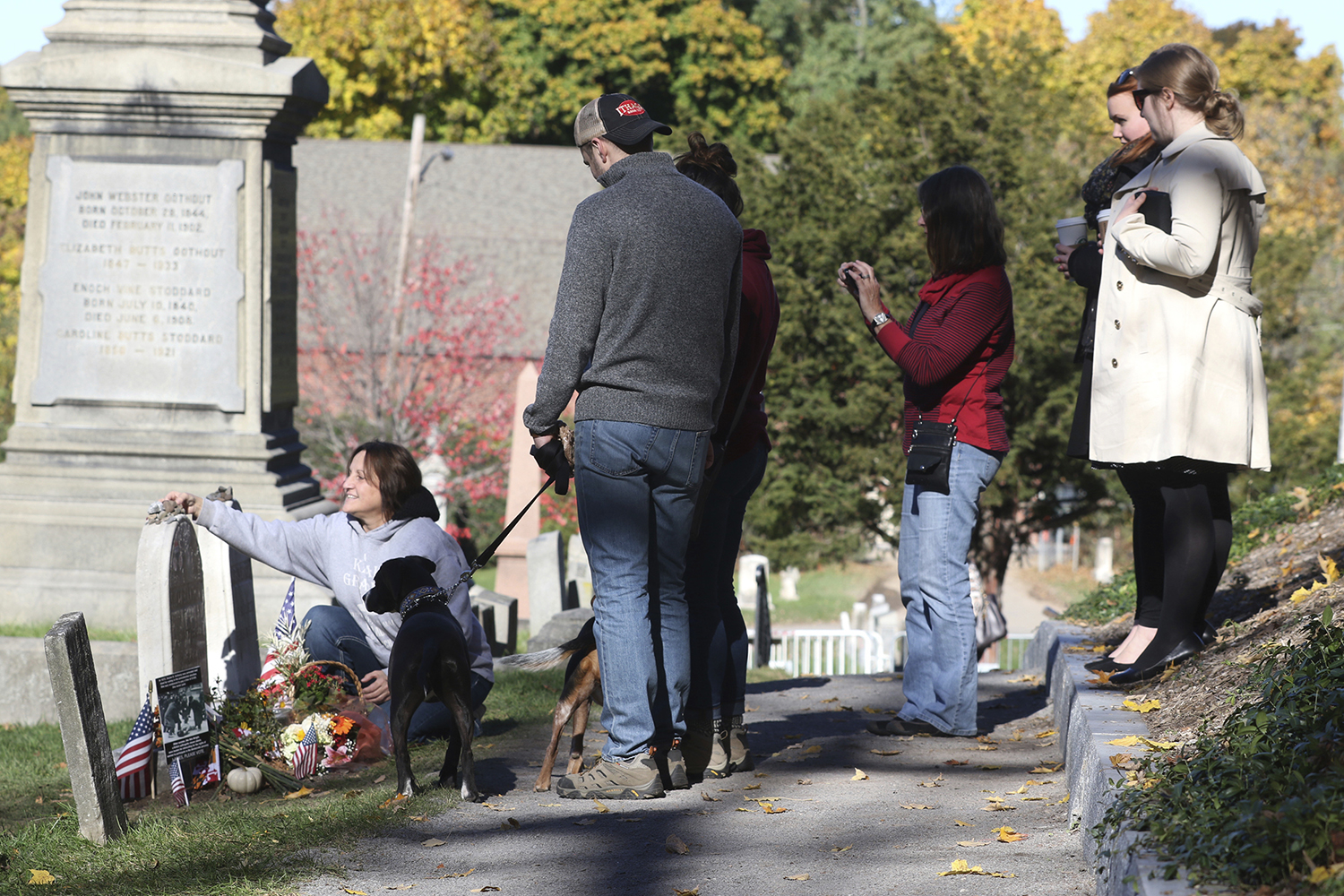 Visitors flock to Susan B. Anthony’s grave on Election Day