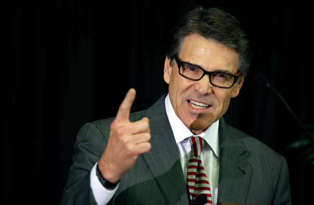 Perry gives foreign policy speech in London