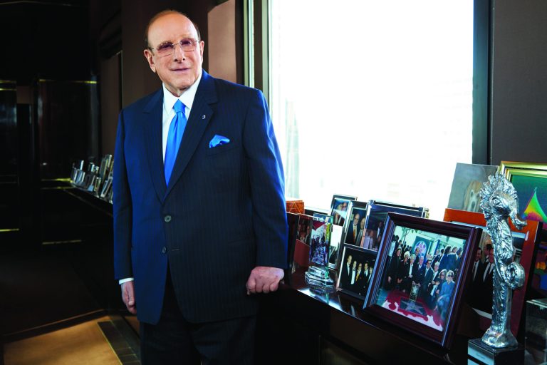 This Feb. 18, 2013 photo shows Sony Music Entertainment's Chief Creative Officer of and famous hitmaker Clive Davis posing for a portrait in New York. Davis' releases his memoir 