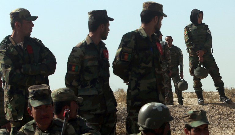 Most of the 150 Afghan troops who abandoned their posts did so in three different years that were marked by particularly high levels of violence. Some reported that their families had been threatened by the Taliban after they left for the U.S. (AP Photo/Massoud Hossaini)