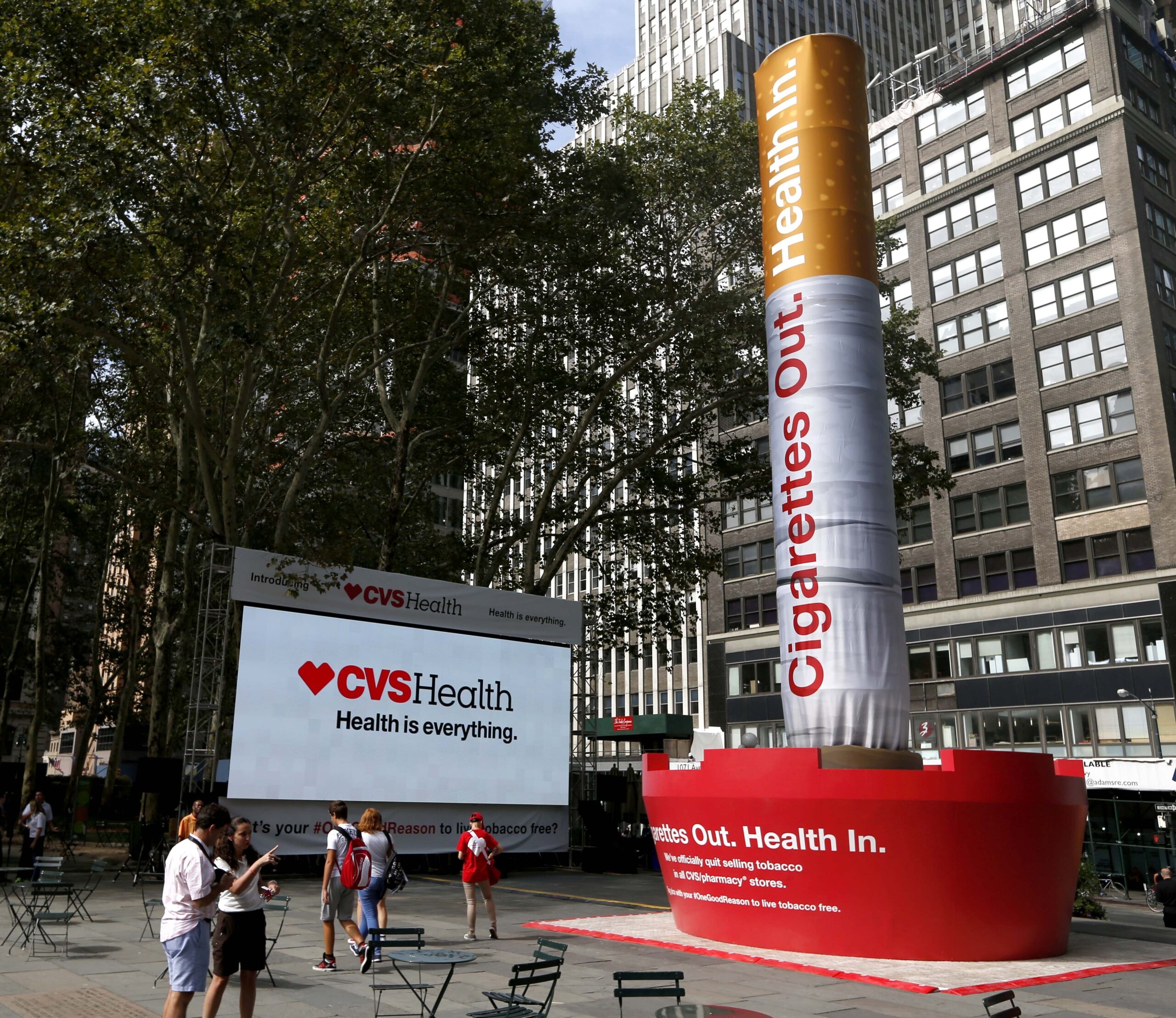 CVS tacks tobacco payment to prescription network