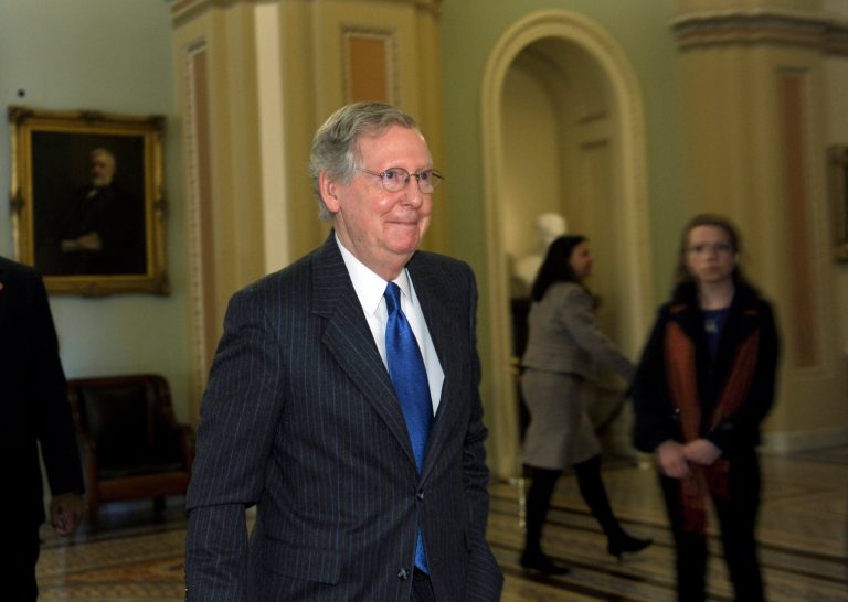 Senate Minority Leader Mitch McConnell, R-Ky., invoked a rarely-used legislative tool on Thursday to block the Environmental Protection Agency's rules for newly built coal plants. (AP/Susan Walsh)