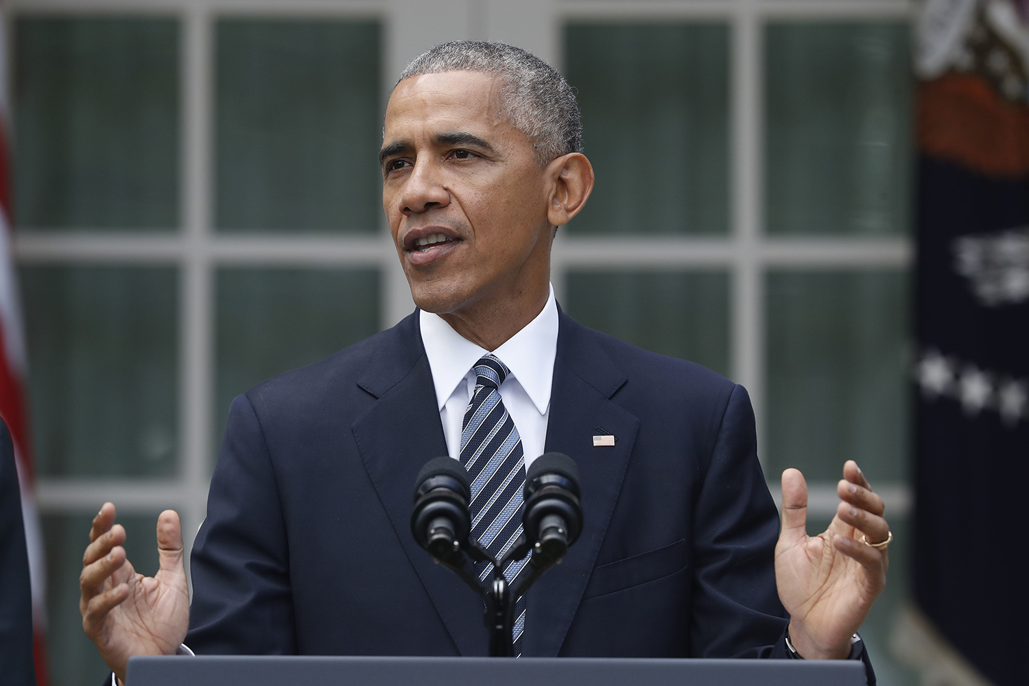 Obama hopeful Paris climate deal can continue if Trump exits