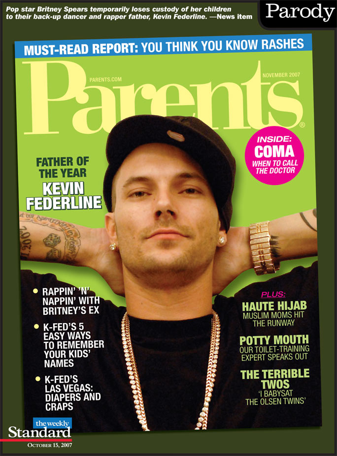 Kevin Federline, model parent