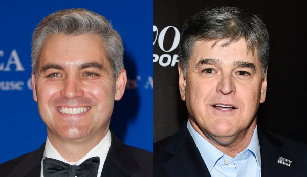 Sean Hannity promises CNN’s Jim Acosta he’d jump to his defense if ‘anyone ever dares lay a hand’ on him