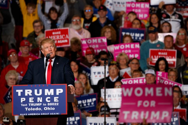 Republican presidential nominee Donald Trump defeated former Secretary of State Hillary Clinton in Ohio. (AP Photo/ Evan Vucci, File)