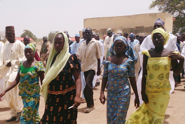 A second Chibok schoolgirl who had been kidnapped by members of the Boko Haram terrorist group in 2014 has been found, according to Nigerian Army Col. Sani Usman. (AP Photo/Haruna Umar, File)