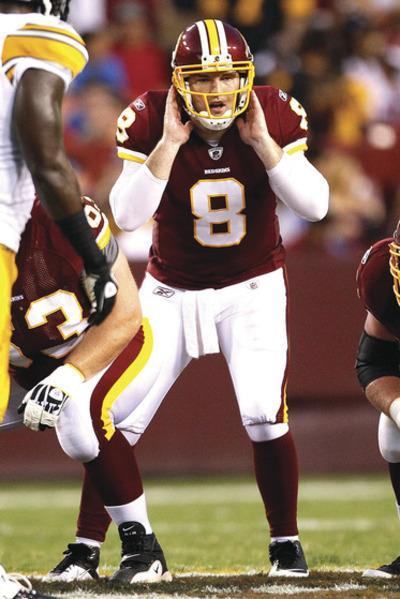 Patrick Semansky/AP
Washington Redskins quarterback Rex Grossman will get the start Sunday vs. the New York Giants.