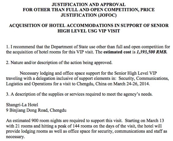 Michelle Obama 2-Day Hotel Stay in China Costs $222K