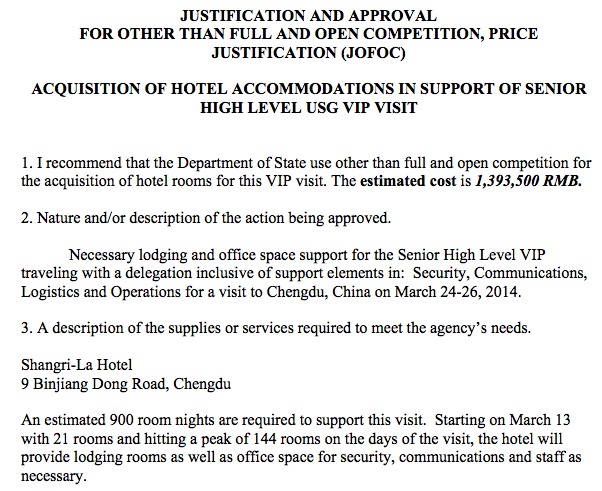 Michelle Obama 2-Day Hotel Stay in China Costs $222K
