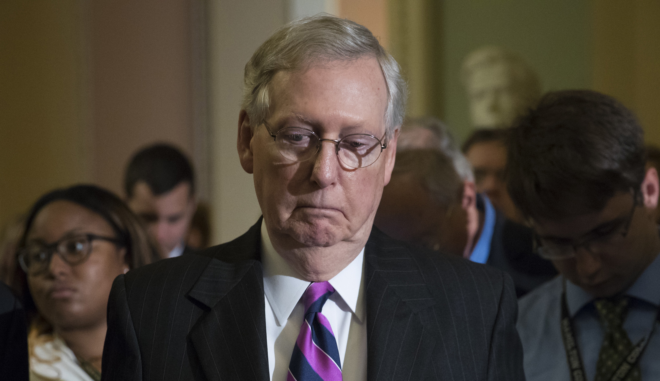 Trump targets McConnell, says he ‘couldn’t get it done’ on healthcare