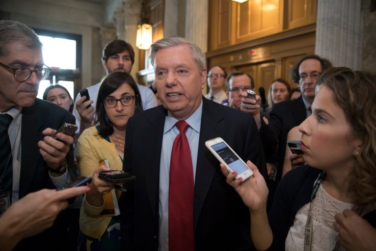 In a pair of tweets Saturday, Sen. Lindsey Graham, R-S.C., said 