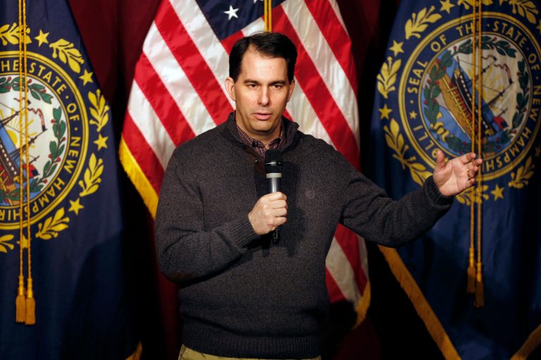 The Bloomberg article is one of the first to examine Walker's past legislative record and how it may impact his White House ambitions. [AP Photo