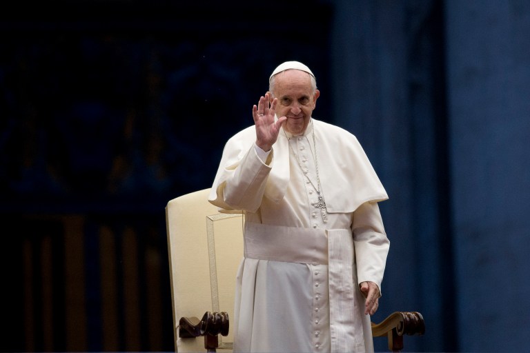 Pope Francis accepted the resignation of one of his ambassadors who set up a controversial meeting with Kim Davis. (AP Photo/Alessandra Tarantino)