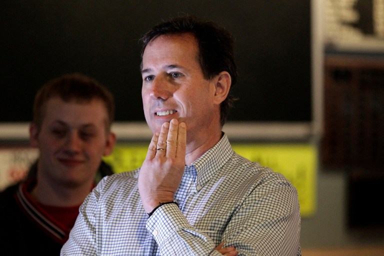 Santorum losing ground in home state of Pa.