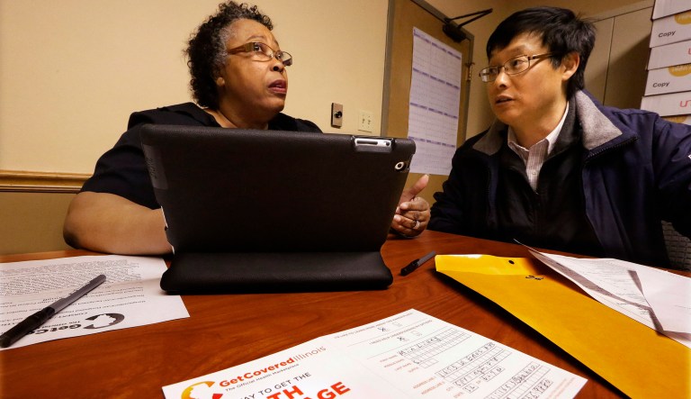 The administration has noted the federal funding has gone to programs that have signed up very few people in Obamacare, and the cuts are to ensure proper stewardship of taxpayer dollars. (AP Photo/Seth Perlman, File)