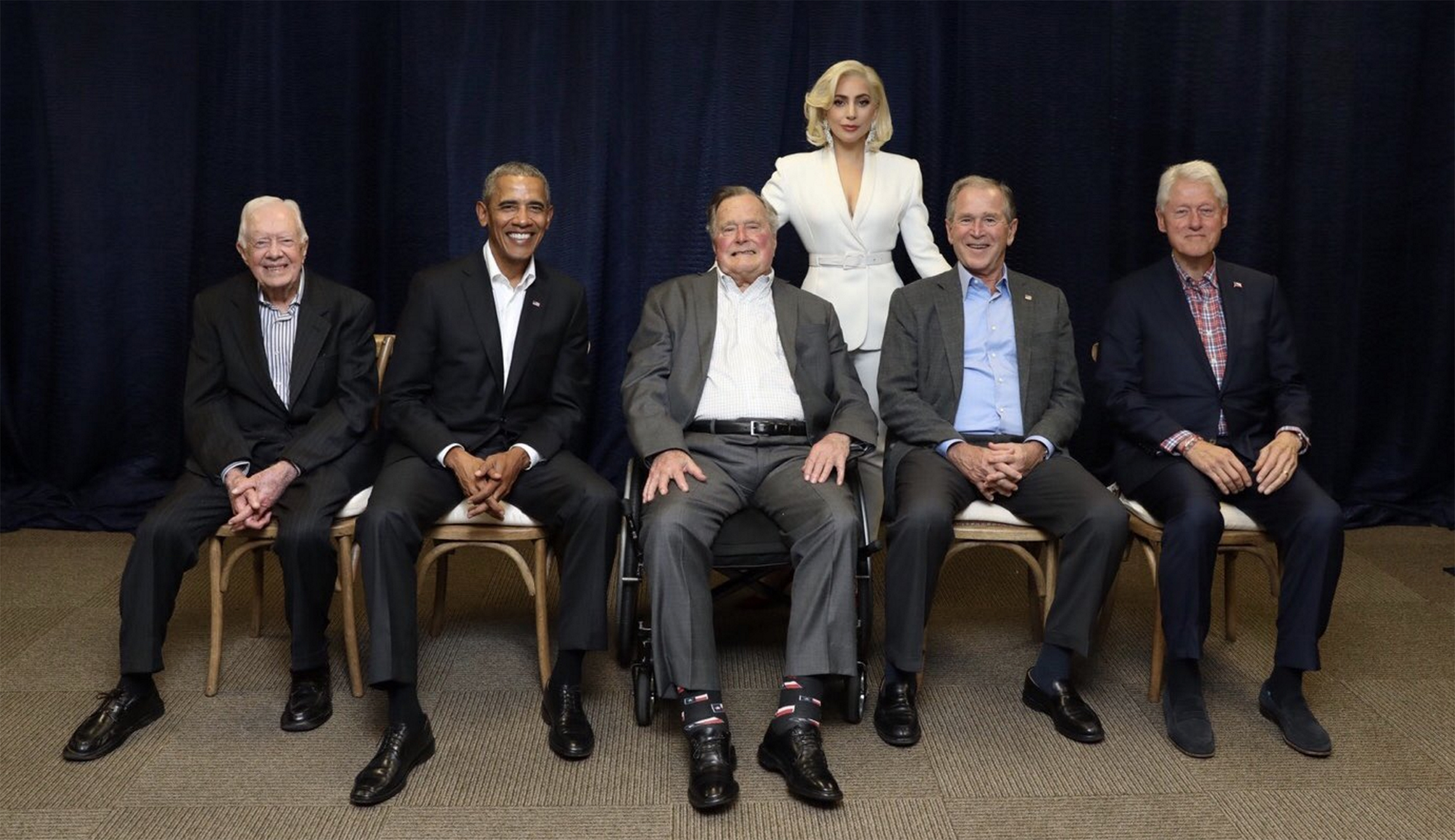 George H.W. Bush: ‘I would have sung’ with Lady Gaga