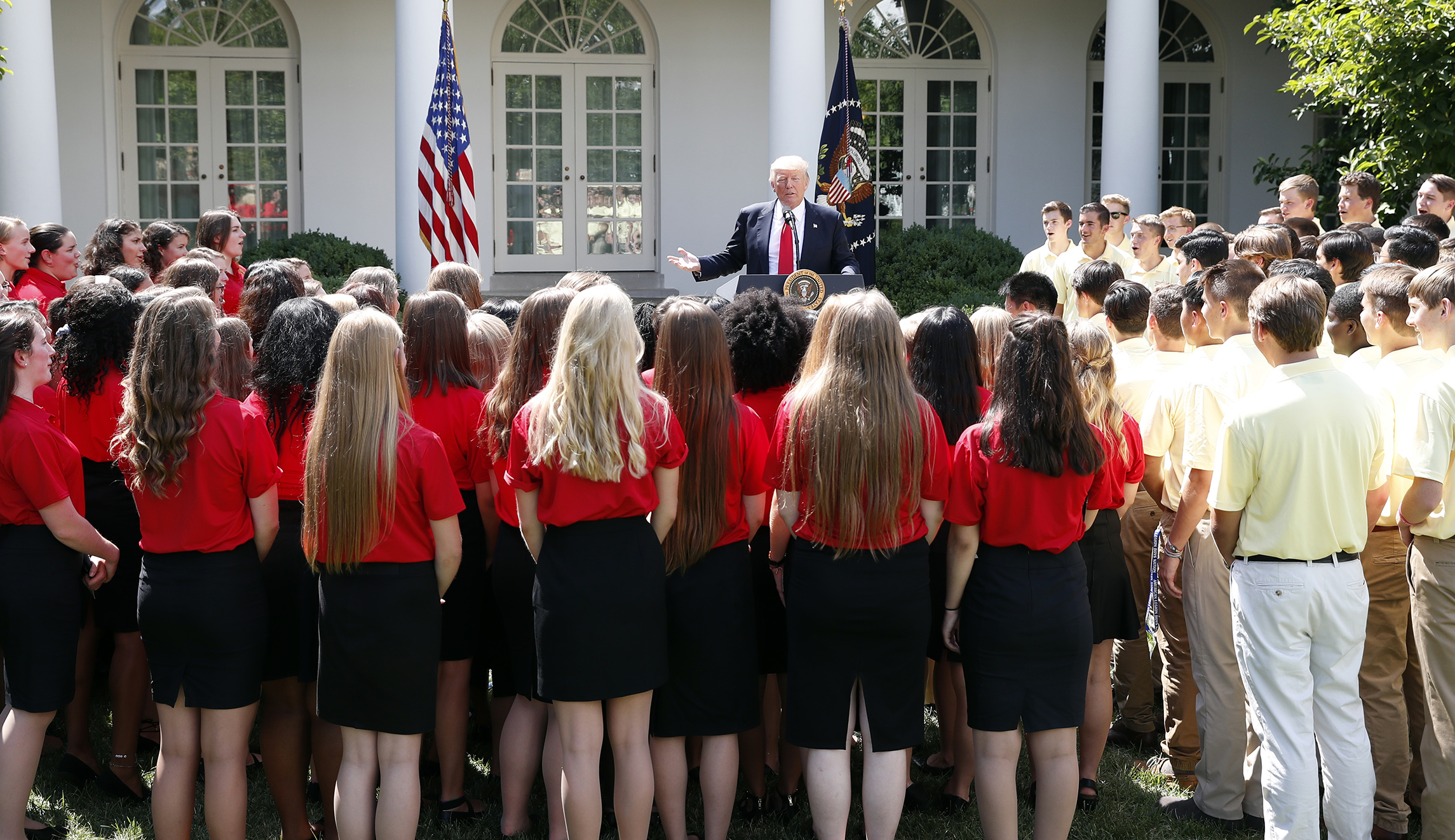 Trump calls reporter ‘very rude’ when she calls out question on transgender military ban