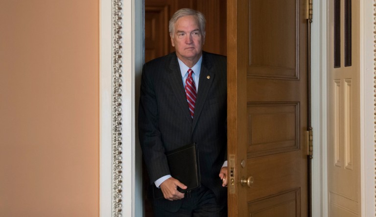 The Strange campaign's memo complains about the polling firm's methodology, modeling, screening and overall track record. (AP Photo/J. Scott Applewhite)