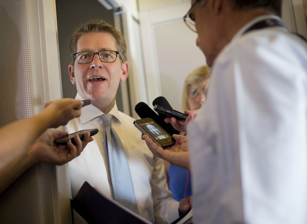 Carney: Obama signaling support for Clinton