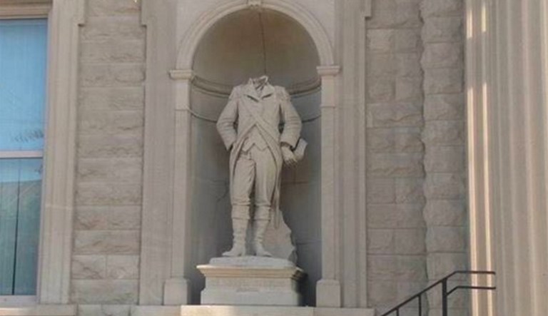 Whoever beheaded Crawford didn't know him. (WesleyGoodman/Twitter)