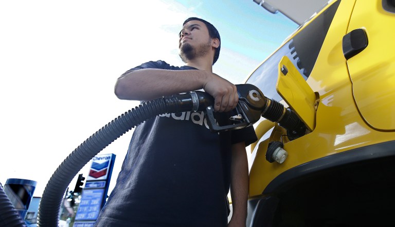The combination of a gas tax that hasn't changed in 25 years and the greater fuel efficiency of cars has led to chronic shortfalls of more than $70 billion since 2008 in funding for the Highway Trust Fund. (AP Photo/Rich Pedroncelli)