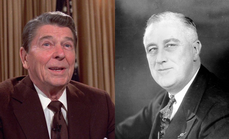 Ronald Reagan and Franklin Roosevelt had skills, not fully appreciated in their times, that made running a big government and being president in your seventies look easier than they are for most people. (AP Photos)
