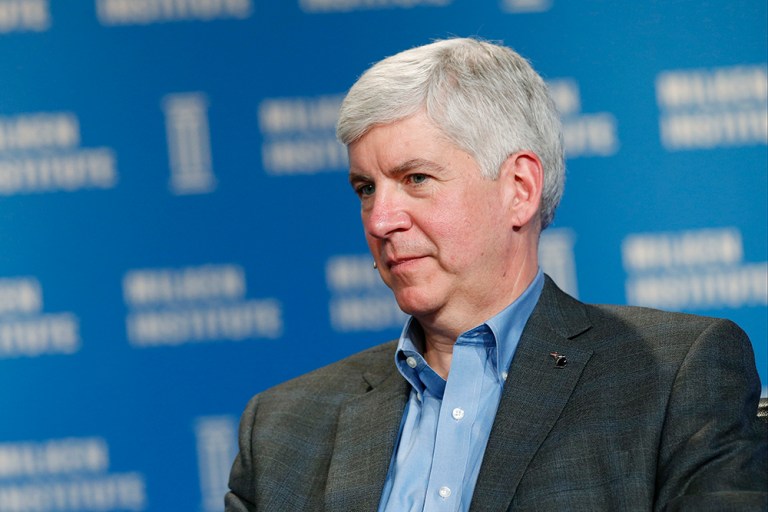 The emails shed some light on what was happening inside state government as the scandal became a full-blown emergency. (Bloomberg File Photo/Patrick T. Fallon)