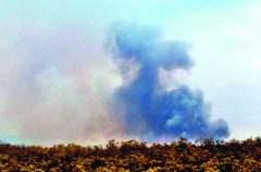 Wash. residents worry and wait as wildfire burns