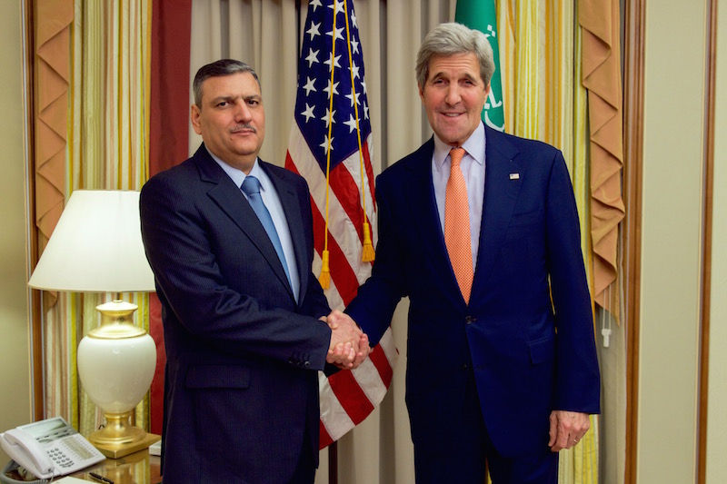 Kerry meets with Syrian opposition leader