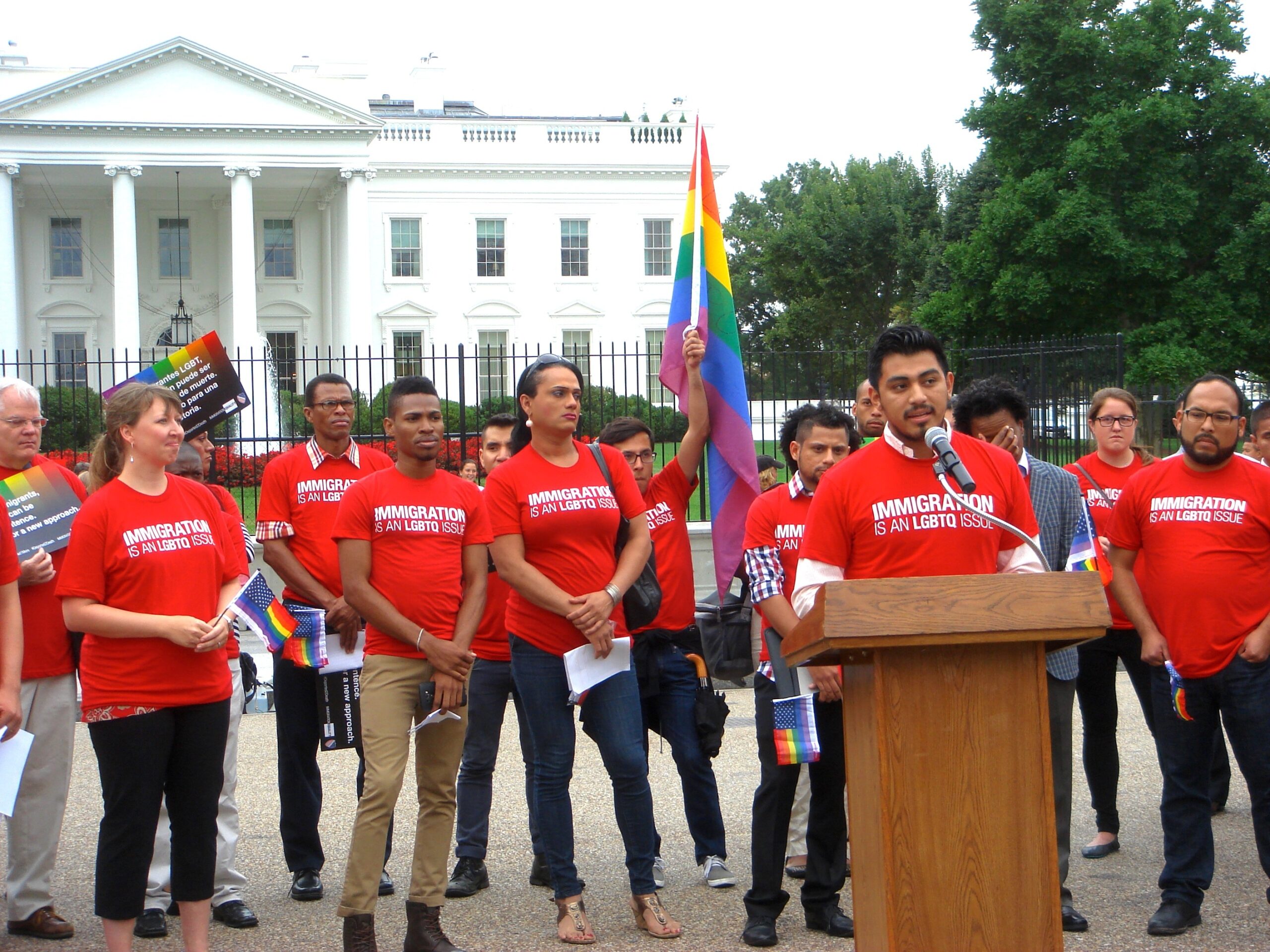 Massive LGBT ‘civil disobedience’ immigration protest for D.C., border detention centers