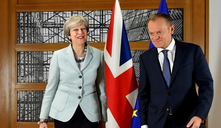Now Britain can discuss a trade deal with the European Union. (AP Photo/Geert Vanden Wijngaert)