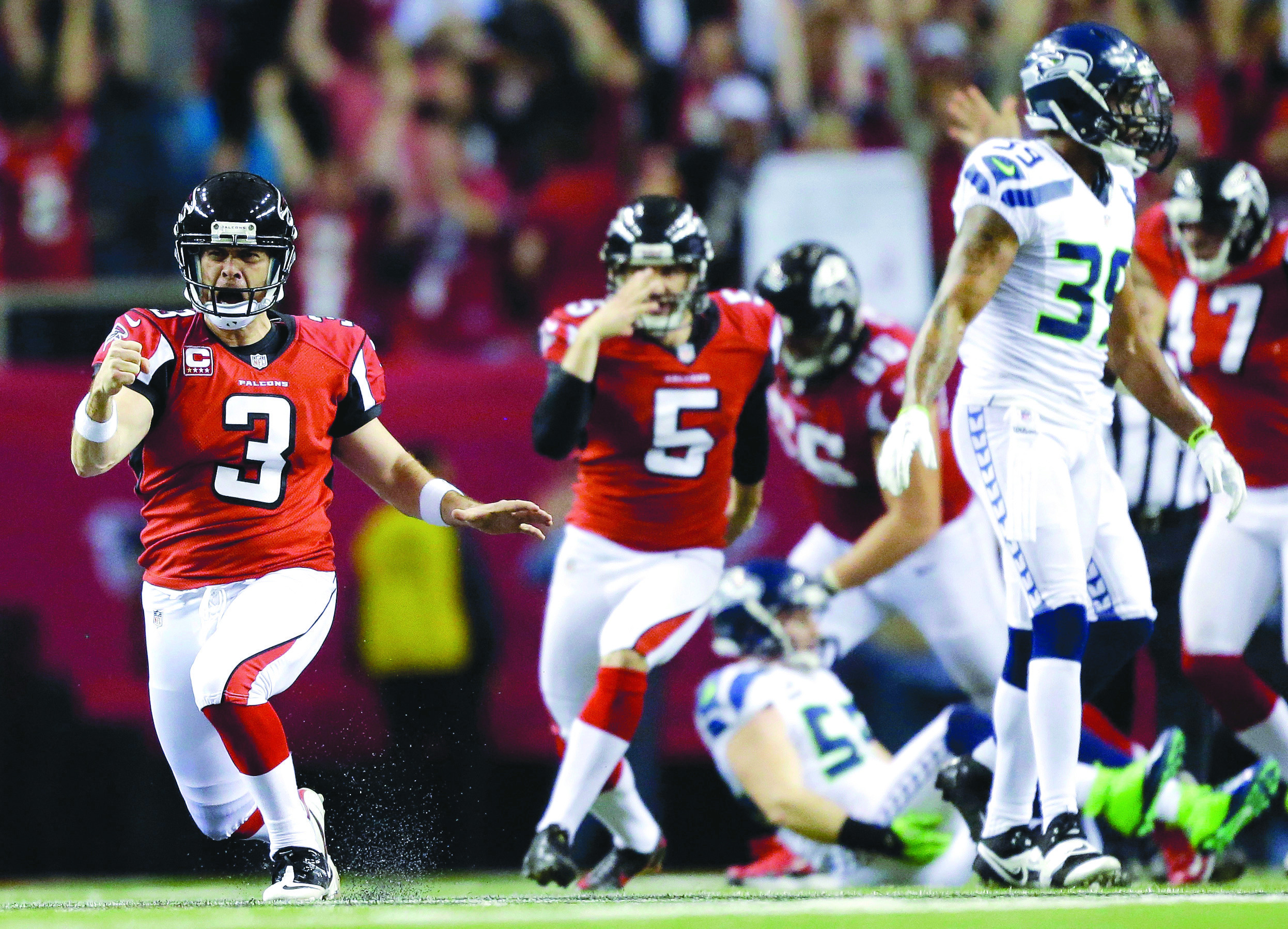 Falcons avert meltdown against Seahawks in NFC divisional game