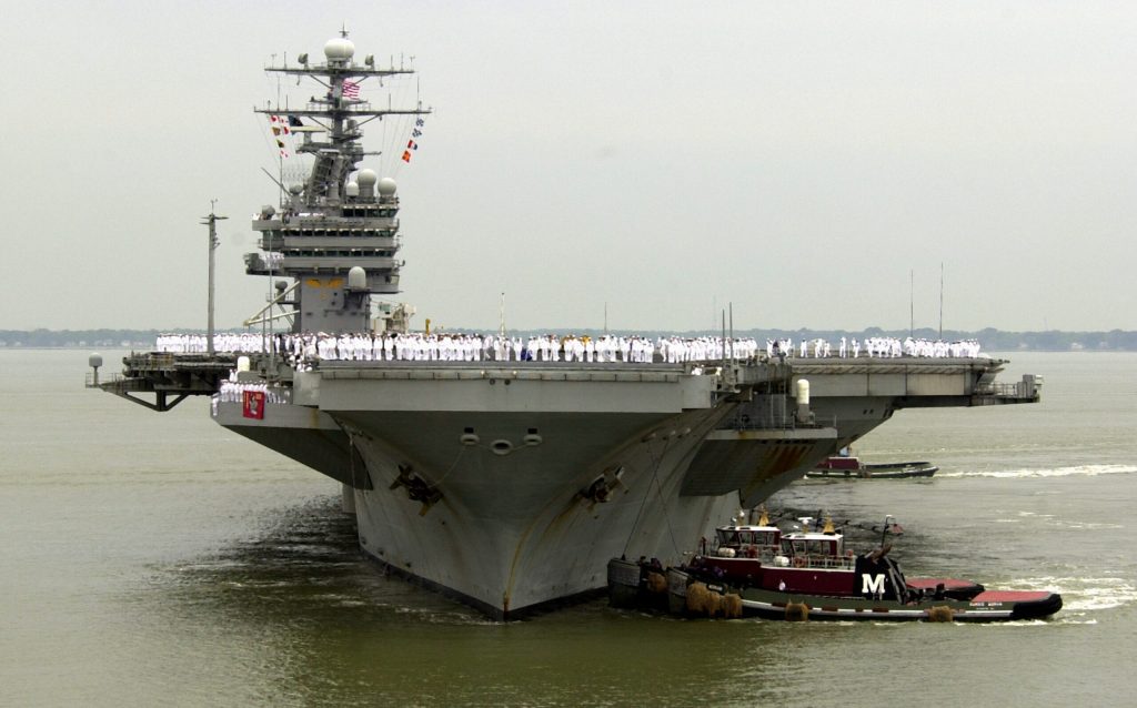 Pentagon: Reports false of Iran intercept by USS Roosevelt