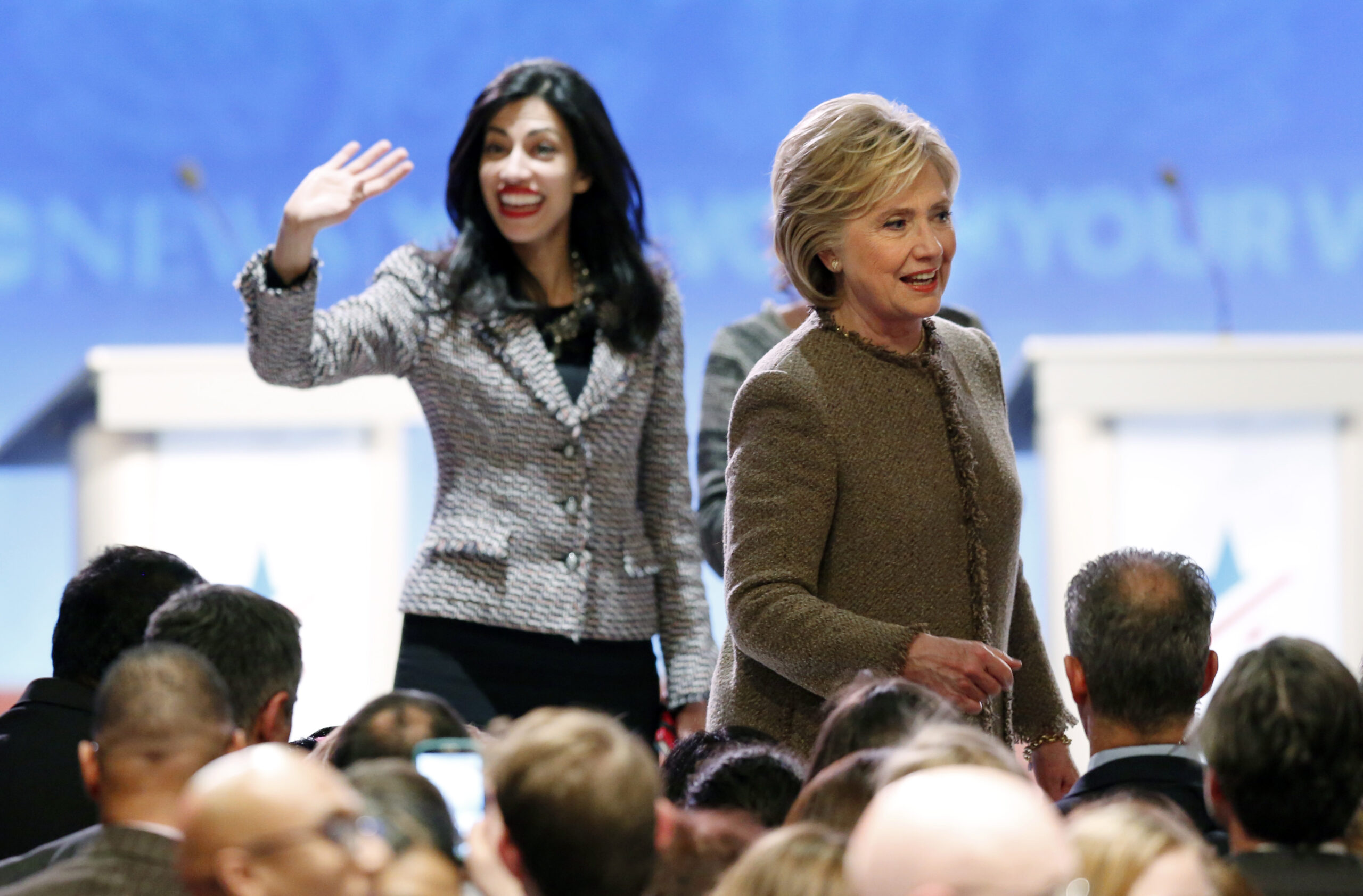 Flow chart: Who could and couldn’t ride with Clinton