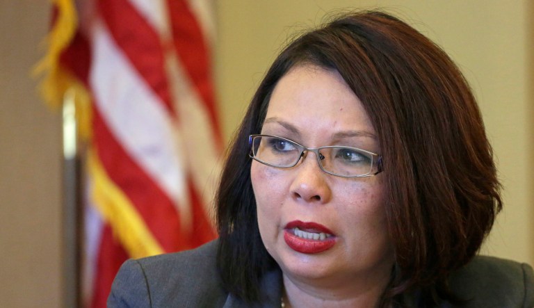 In a statement to the Washington Examiner, Sen. Tammy Duckworth of Illinois said President Trump's inability to appoint an ambassador to South Korea was a 