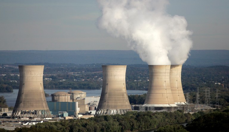The Three Mile Island nuclear power plant in Pennsylvania will close in two years, according to owner Exelon. (AP Photo/Carolyn Kaster, File)