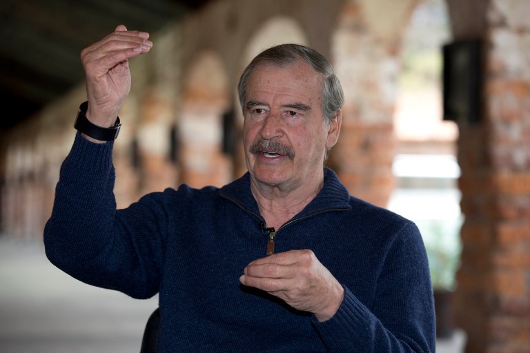Former Mexican President Vicente Fox urged Americans to 