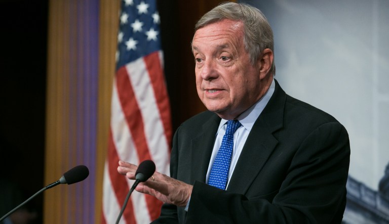 Sen. Dick Durbin, D-Ill., will not be able to receive Holy Communion in his home diocese after his recent vote against a bill that would have banned late-term abortions. (Graeme Jennings/Examiner)