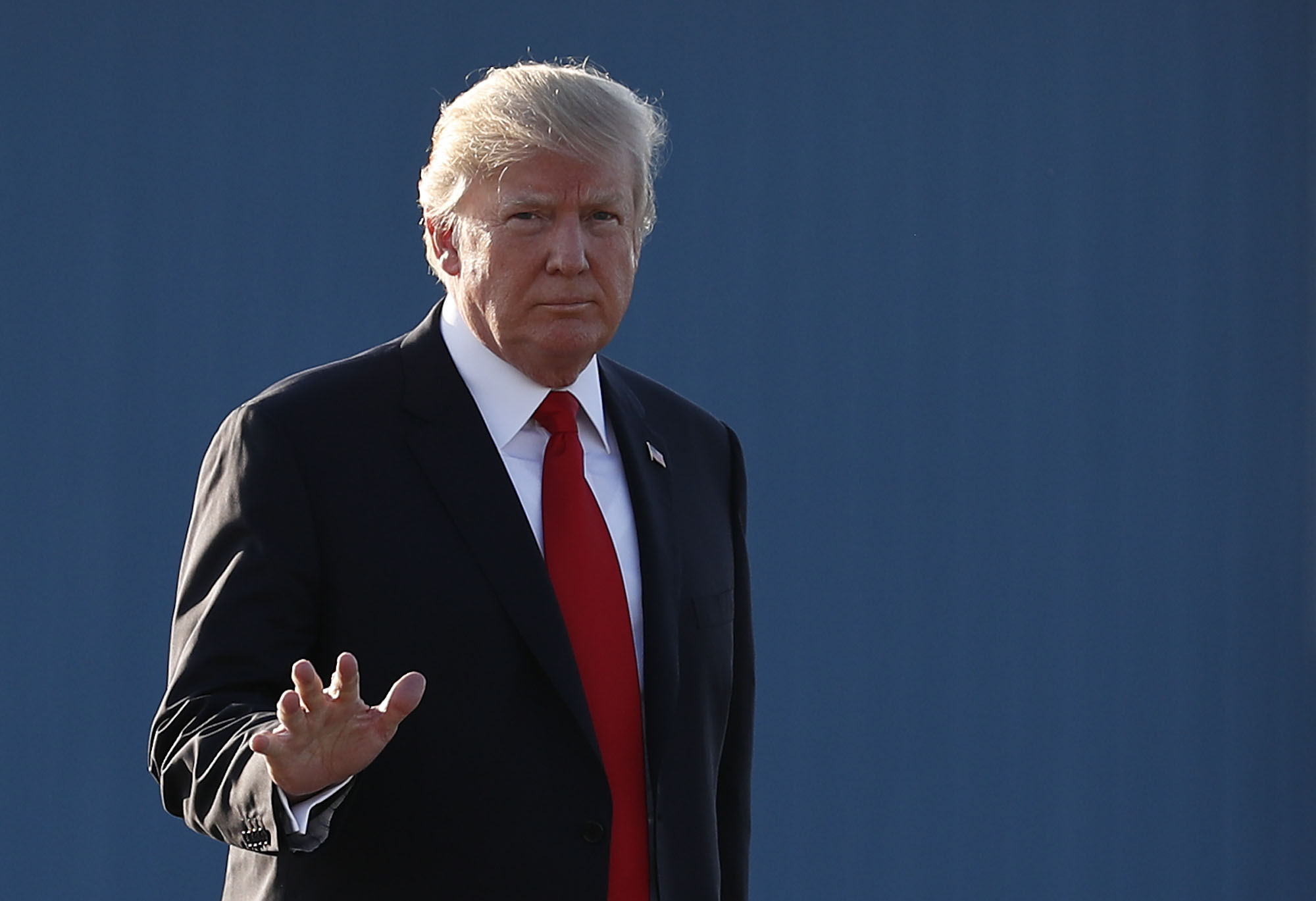 Trump reiterates commitment to ‘America first’ in weekly address