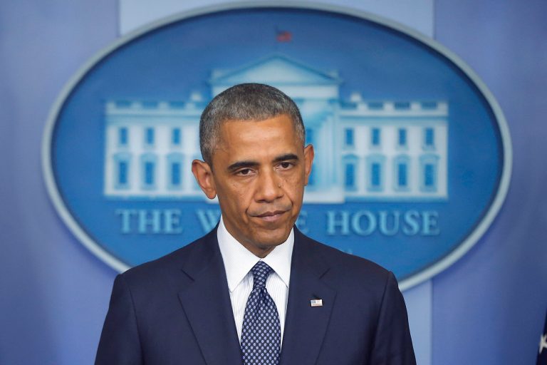 President Obama speaks in the James Brady Press Briefing Room at the White House in Washington. (AP/Charles Dharapak)