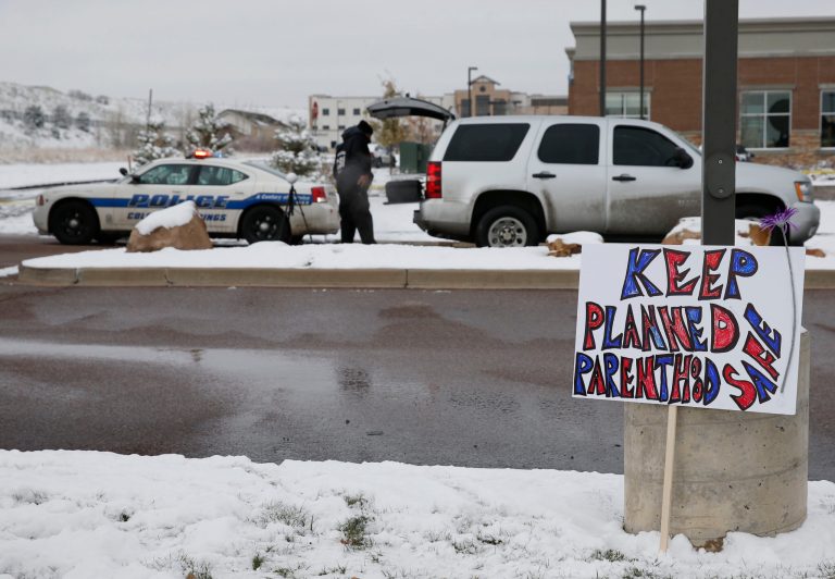 These days, some on the Left -- journalists, the abortion industry and presidential candidates -- want to blame the pro-life movement for a madman's shooting at a Planned Parenthood abortion clinic in Colorado. (AP Photo/David Zalubowski)