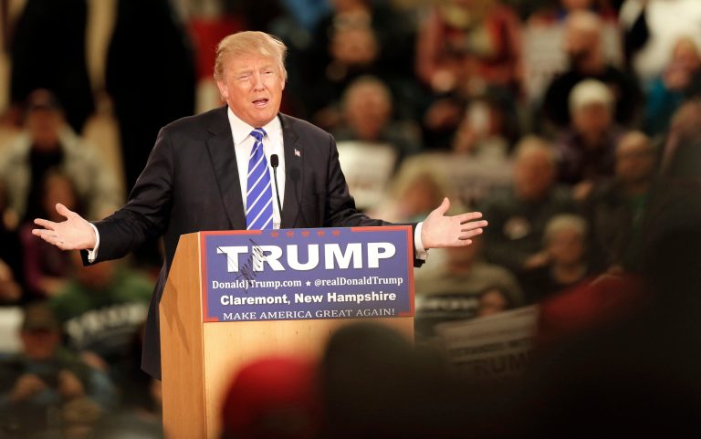 Adding to the uncertainty of the Iowa primary is the unorthodox campaign of Donald Trump, who is the national GOP front-runner but trails in the Hawkeye State. (AP Photo/Jim Cole)